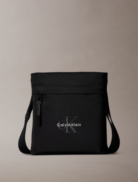 Мужские аксессуары Calvin Klein Nylon Monologo Flatpack