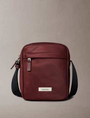 Matte Nylon Reporter Bag, Decadent Chocolate