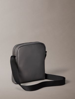 Мужская сумка Calvin Klein Embossed Monogram Reporter, цвет: Серый — фото 2