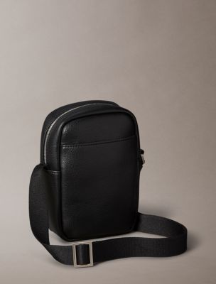 Мужская сумка Calvin Klein Hardware Logo Slim Reporter, цвет: Чёрный — фото 2