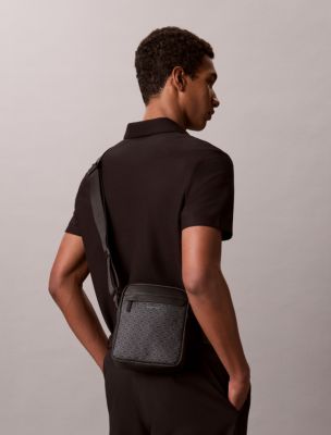 Мужские сумки Calvin Klein Allover Emblem Logo Reporter — фото 5