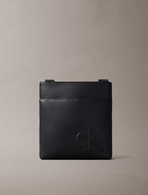 Embossed Monogram Crossbody Bag