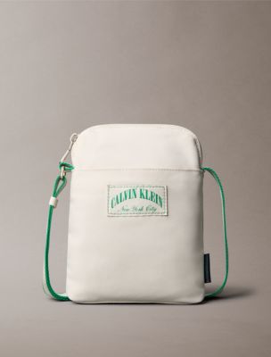 Graphic Capsule Reporter Bag, Bone White