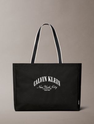 Heritage NYC Logo Graphic Tote Bag, Black