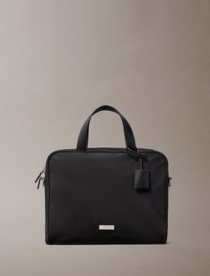 Matte Nylon Commuter Bag, Black