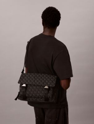 Мужские сумки Calvin Klein Allover Monogram Messenger — фото 4