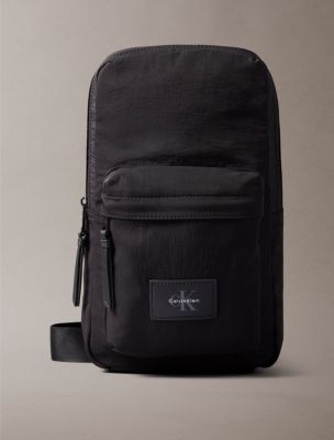 Nylon Sling Bag, Black