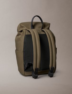 Рюкзак Calvin Klein Canvas, цвет: Глубокий оливковый — фото 2