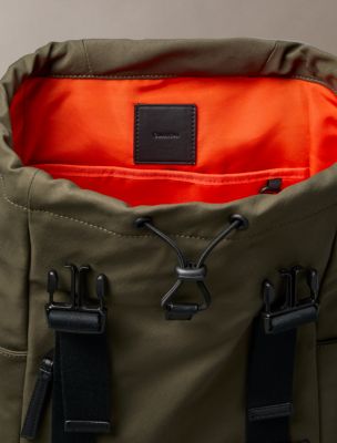 Рюкзак Calvin Klein Canvas, цвет: Глубокий оливковый — фото 3