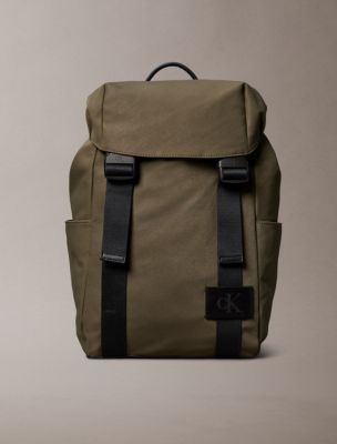 Canvas Backpack, Deep Olive