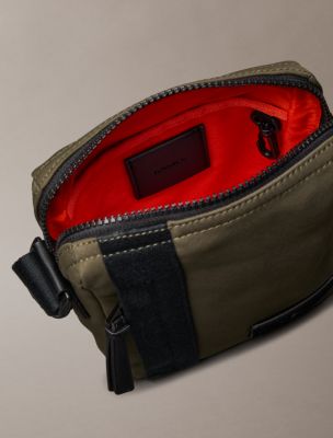 Мужская сумка Calvin Klein Canvas Reporter, цвет: Глубокий оливковый — фото 3