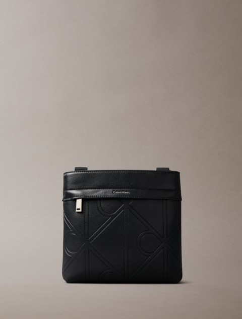 Мужские сумки Calvin Klein Embossed Emblem Logo Crossbody
