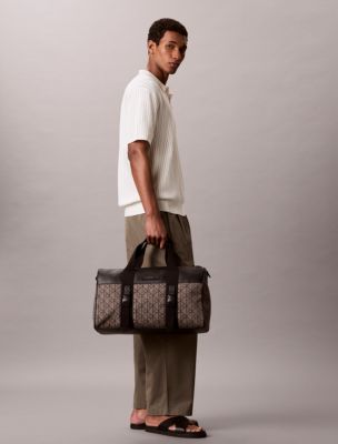 Мужские сумки Calvin Klein Emblem Jacquard Duffle — фото 4