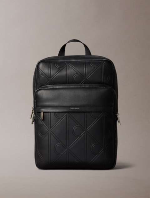 Рюкзак Calvin Klein Allover Embossed Emblem Logo Round