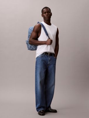 Рюкзак Calvin Klein Denim Allover Emblem Logo — фото 5