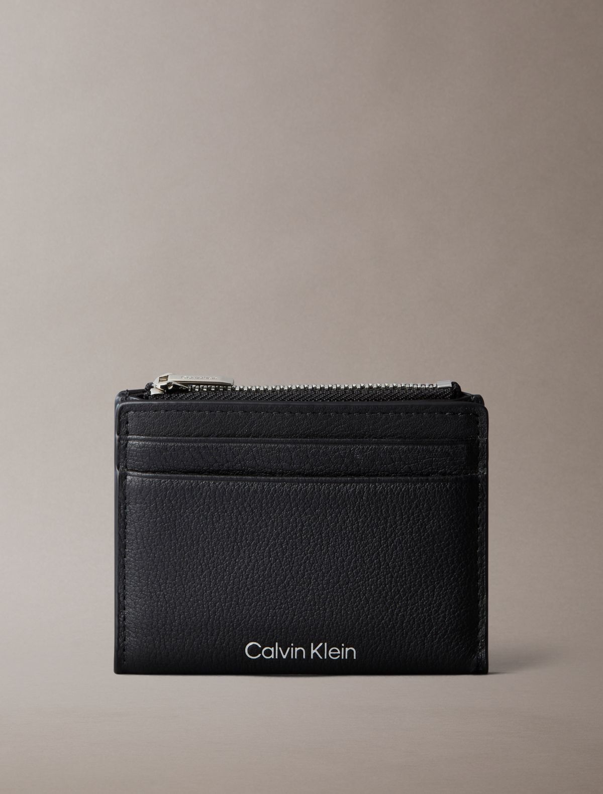 Pebble Grain Leather Card Case