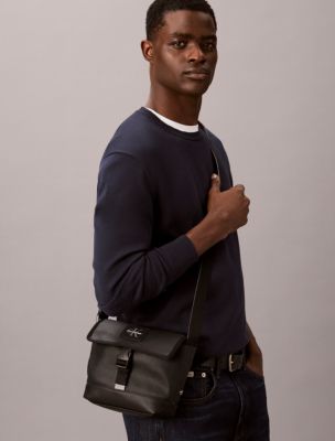 Мужские сумки Calvin Klein Textured Mix Flap Crossbody — фото 4