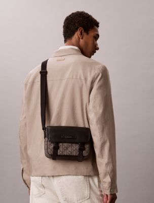 Мужские сумки Calvin Klein Emblem Jacquard Small Messenger — фото 4
