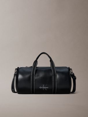 Bold Monologo Webbing Strap Weekender Bag, Black