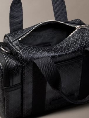 Мужская сумка Calvin Klein Coated Emblem Logo Crossbody, цвет: Чёрный — фото 3