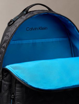 Стеганый рюкзак Calvin Klein с логотипом-эмблемой, цвет: Чёрный — фото 3