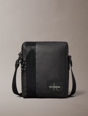 Monologo Patch Reporter Bag, Black