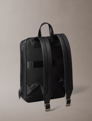 Рюкзак Calvin Klein Hardware Logo Mixed Double Pocket, цвет: Чёрный — фото 2
