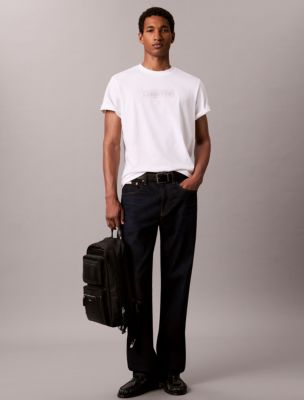 Рюкзак Calvin Klein Hardware Logo Mixed Double Pocket, цвет: Чёрный — фото 4