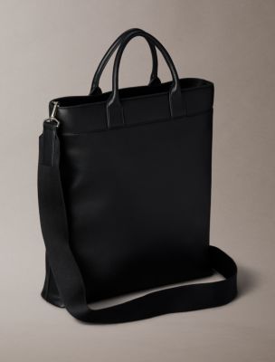 Мужская сумка Calvin Klein Raised Logo Slim Commuter, цвет: Чёрный — фото 2