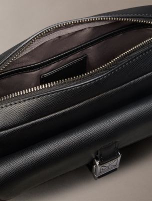 Мужская сумка Calvin Klein Emblem Logo Hardware Camera, цвет: Чёрный — фото 3
