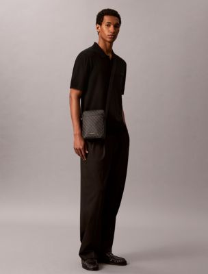 Мужские сумки Calvin Klein Textured Monogram Reporter — фото 4