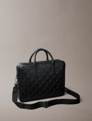 Мужские сумки Calvin Klein Debossed Allover Emblem Logo Commuter — фото 2