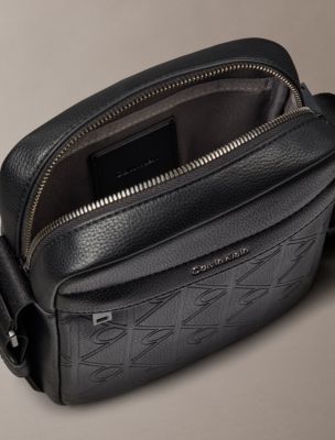 Мужские сумки Calvin Klein Debossed Emblem Logo Reporter — фото 3
