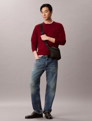 Мужские сумки Calvin Klein Debossed Emblem Logo Reporter — фото 4