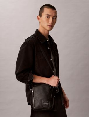 Мужская сумка Calvin Klein Monologo Reporter, цвет: Чёрный — фото 4
