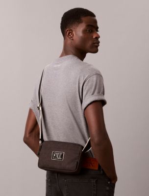 Мужская сумка Calvin Klein Bold Logo Graphic Camera, цвет: Чёрный — фото 4