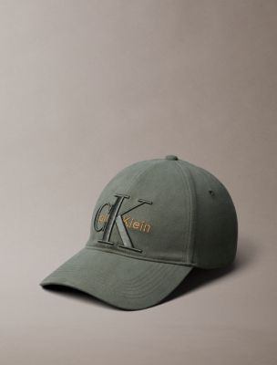 Embroidered Layered Monologo Baseball Cap, Thyme