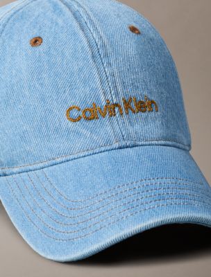 Мужские кепки Calvin Klein Contrast Embroidered Logo Denim — фото 2