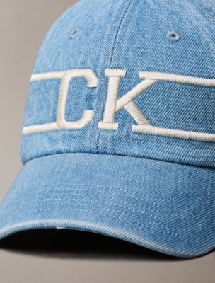 Мужские кепки Calvin Klein Denim Varsity Monogram Logo — фото 2