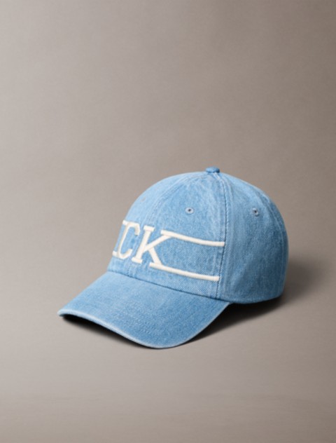 Мужские кепки Calvin Klein Denim Varsity Monogram Logo