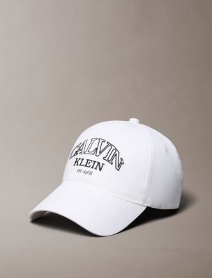 Curved Logo Cap, Bright White