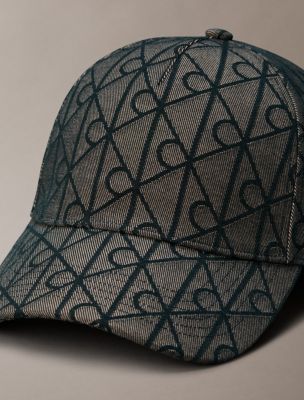 Кепка Calvin Klein Emblem Logo Jacquard, цвет: Бежевый / Чёрный — фото 3