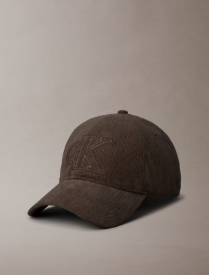 Corduroy Monogram Logo Cap, Delicioso