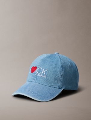 I Love CK Graphic Denim Cap, Vintage Denim