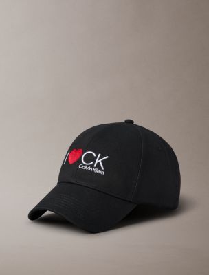 I Love CK Graphic Twill Cap, Black