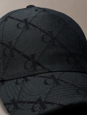 Кепка Calvin Klein Monogram Logo Jacquard, цвет: Чёрный / Тёмный теневой — фото 3