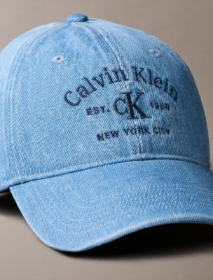 Мужская кепка Calvin Klein Embroidered Logo Crest, цвет: Винтажный джинсовый — фото 2