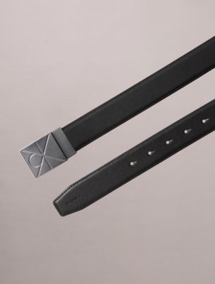 Мужские ремни Calvin Klein Emblem Logo Plaque Belt — фото 2