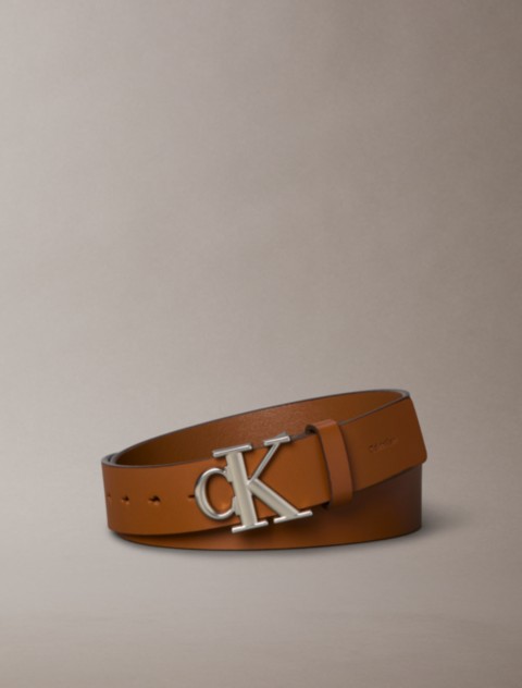 Мужские ремни Calvin Klein Monogram Logo Belt
