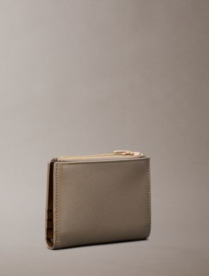Женские кошельки Calvin Klein Foil Logo Top Zip Card Case — фото 2